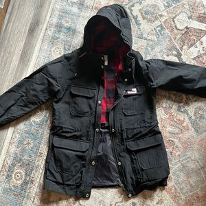 Penfield jacket, black, medium size, waterproof